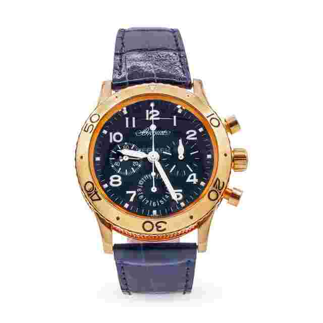Breguet Type XX - XXI - XXII
                           
                                 Aeronavale 3800 18K Rose Gold Blue Dial