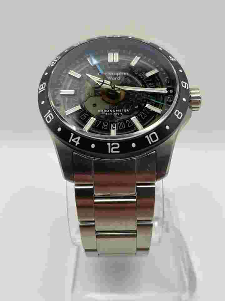 Christopher Ward Private collector – carefully stored – part of a curated watch collection. C63 Sealander Sapphire GMT COSC LE Private collector part of a curated watch collection.