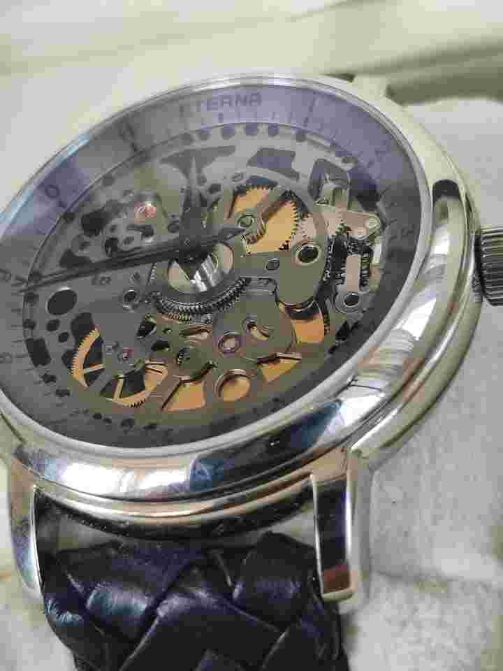 Eterna Skeleton Cal 39 box and papers