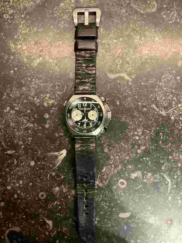 Chronographe Suisse Cie Mangusta Comme neuve Chrono suisse Mangusta chrono automatique 200m
