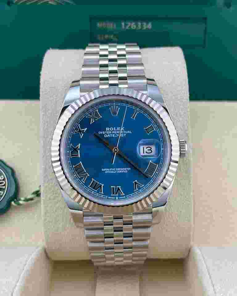 Rolex Datejust 41 In Stock 2025 Datejust 41 Blue Roman Dial 126334 Jubilee Bracelet
