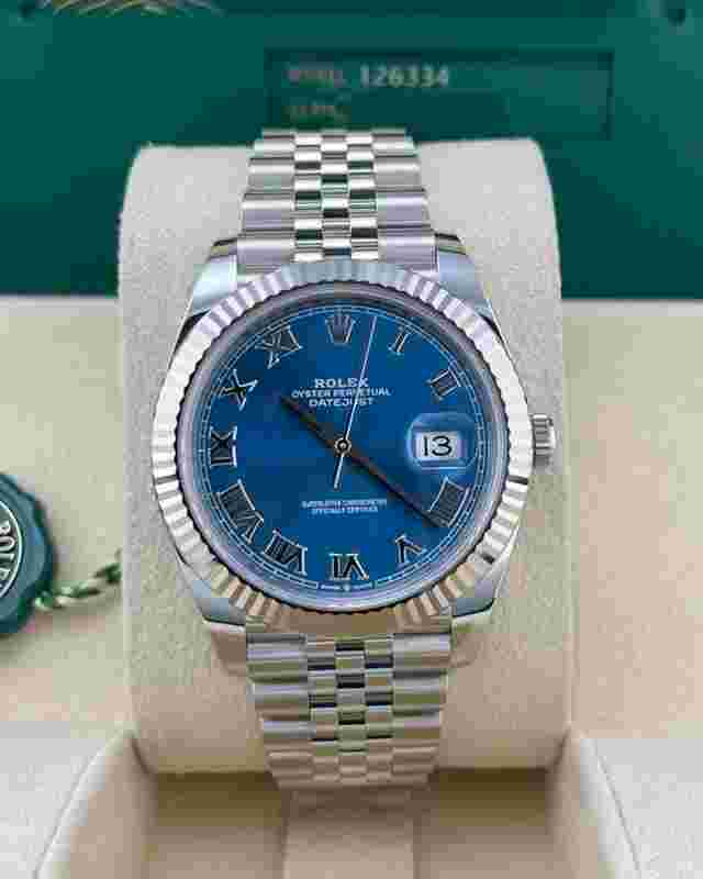 Rolex Datejust 41 In Stock 2025 Datejust 41 Blue Roman Dial 126334 Jubilee Bracelet