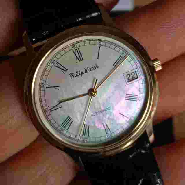 Philip Watch Lady Ø 32 mm Solid Gold 18K YG - Automatic