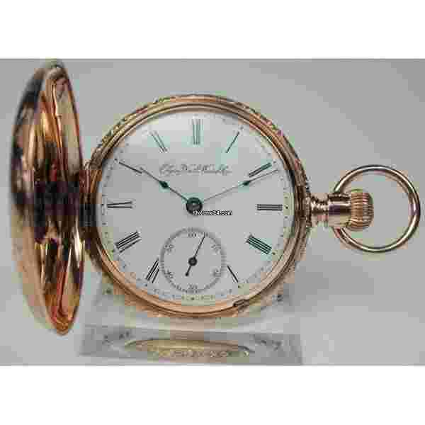 Elgin
                           
                                 Savonette Taschenuhr 14 kt. von ca. 1882