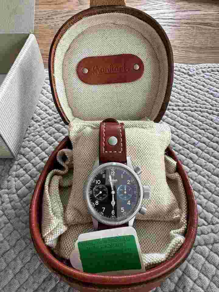 Hanhart 1939 Flieger Chronograph Replica Limited Edition hand wound ff700
