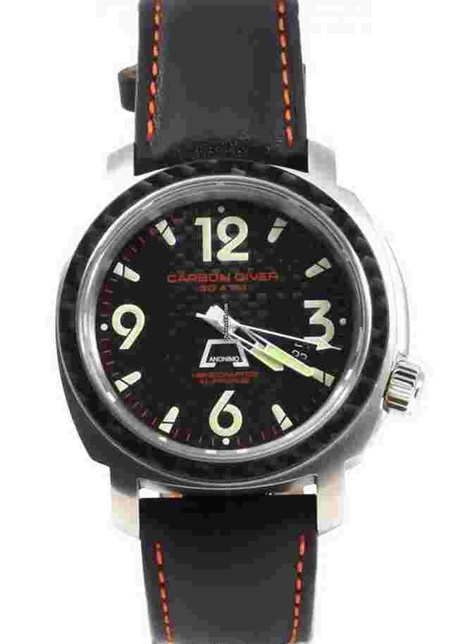 Anonimo
                           
                                 Carbon Diver 30atm 42mm Steel Case Carbon Black Dial Black Calfskin Strap 1989 NEW - Warranty: 2013