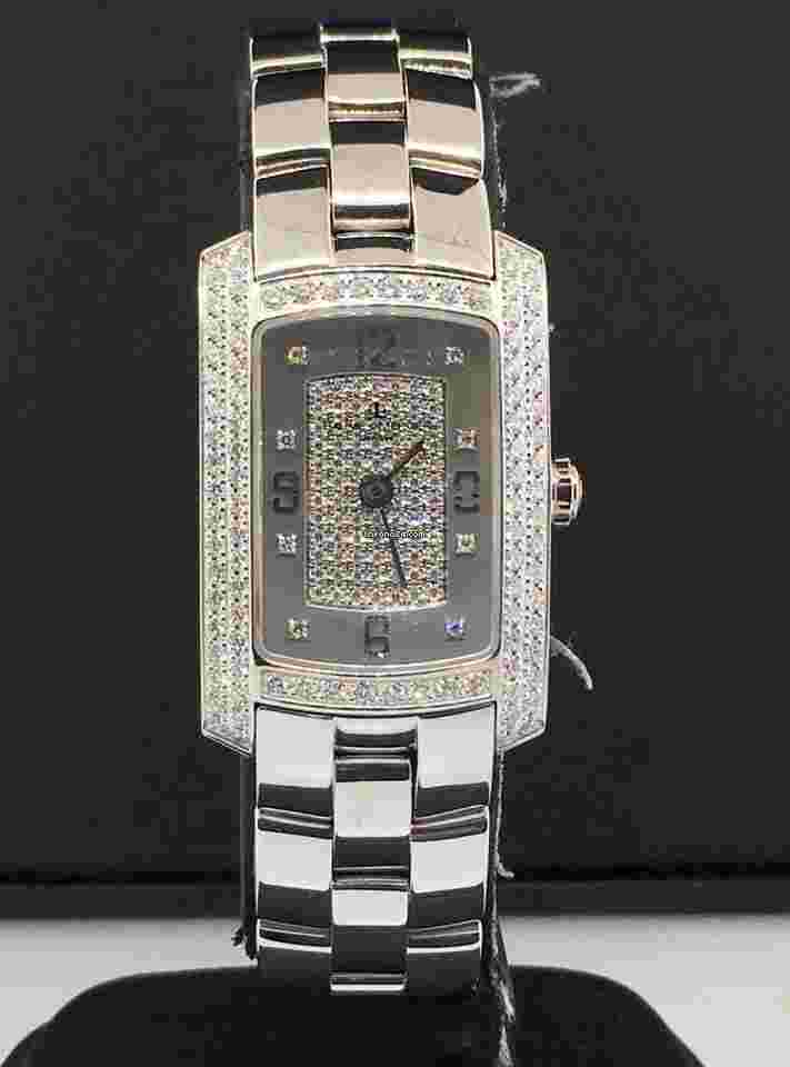 Baume & Mercier Hampton
Milleis 22mm 18k White Gold Pave Diamonds Ref. 8513