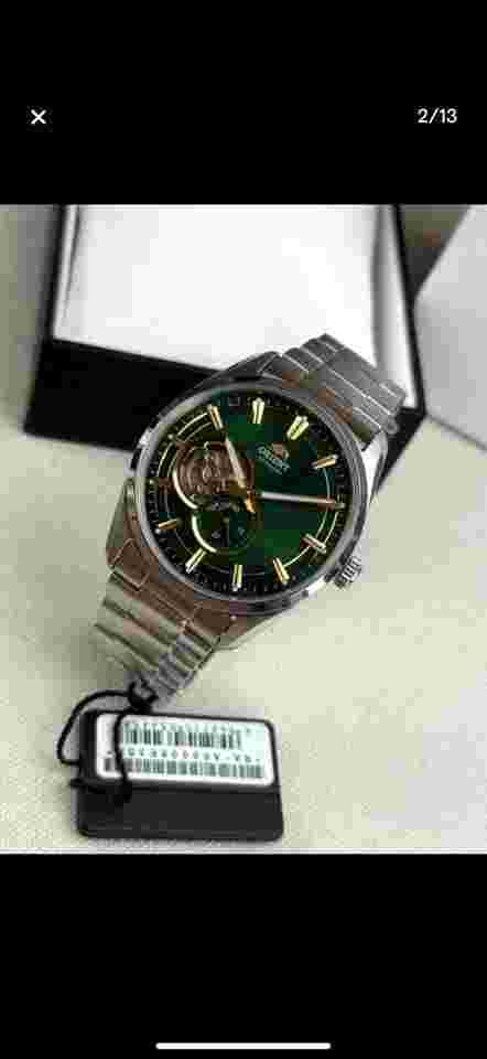 Orient Open Heart Automatique verre saphir bracelet acier 5atm gar. 2ans