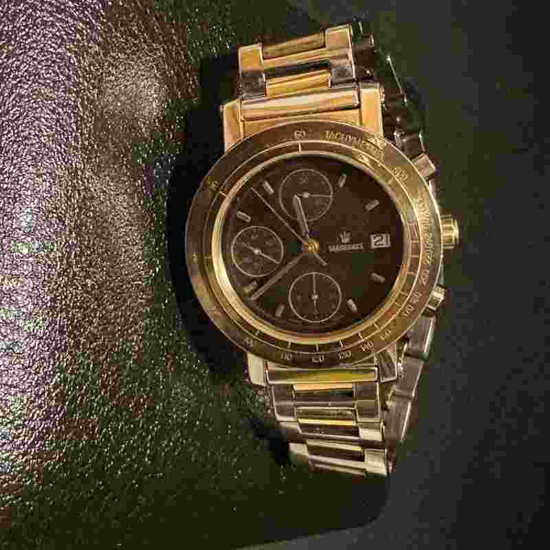 Masarati Karif Neptune Chronograph Chronograph Automatic Valjoux 7750 Bicolor