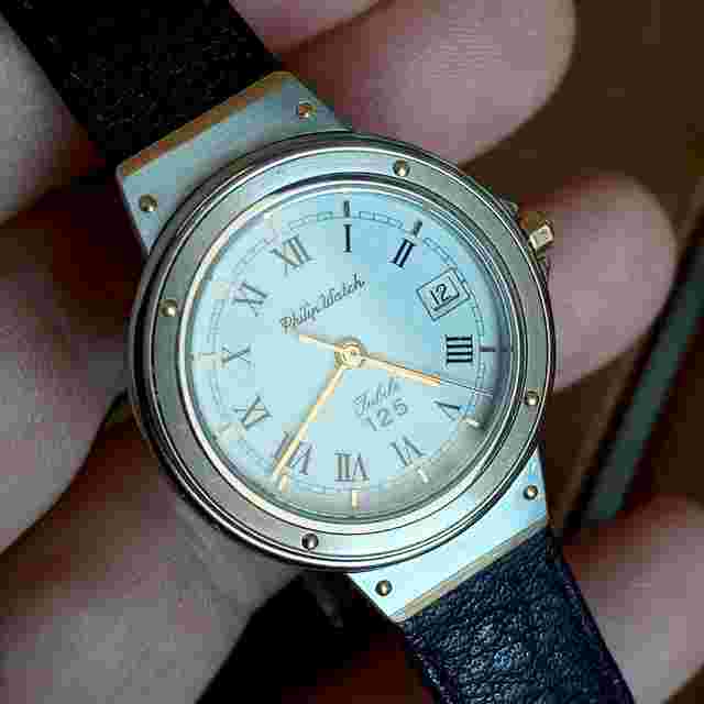 Philip Watch Jubilè 125 Lady Quartz - St.Steel White Dial - Vintage 90 NOS Really beautiful and excellent quality 