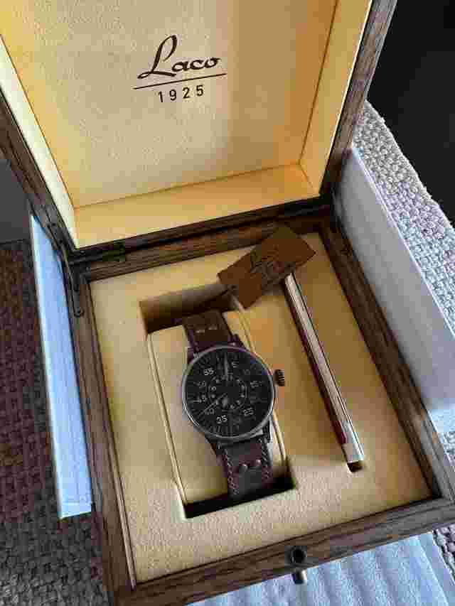 Laco Leipzig Erbstück Top Grade Movement + Decorated with Level 1 Aging