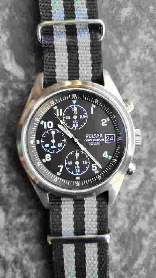 Pulsar Chronograph similar to RAF PJN