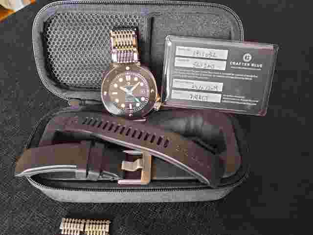 Crafter Blue Hyperion Ocean 600 Full set bracciale + cinturino 60 atm Sellitta SW200 