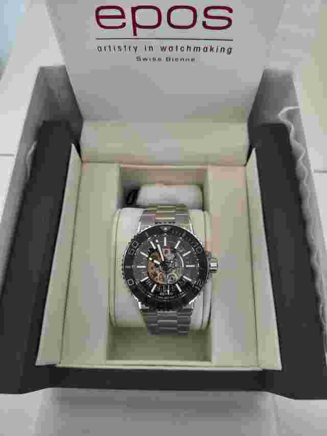 Epos Sportive Diver Skeleton Epos 3441 SK Garantie Automatique Squelette Neuf Garatie