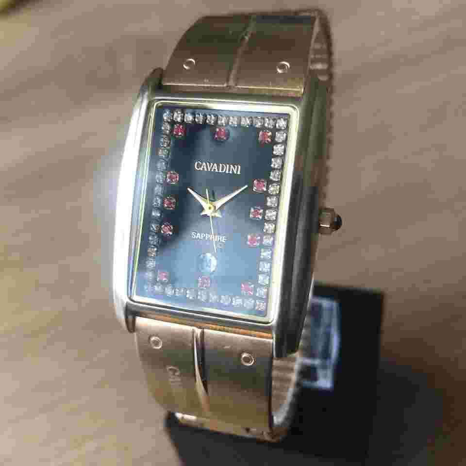 Cavadini - ELEGANCE / JAPAN JustDate quartz / SAPPHIRE glass / TOP condition (NEW watch) / Keeps GOOD TIME / RARE vintage 1990s Original box
