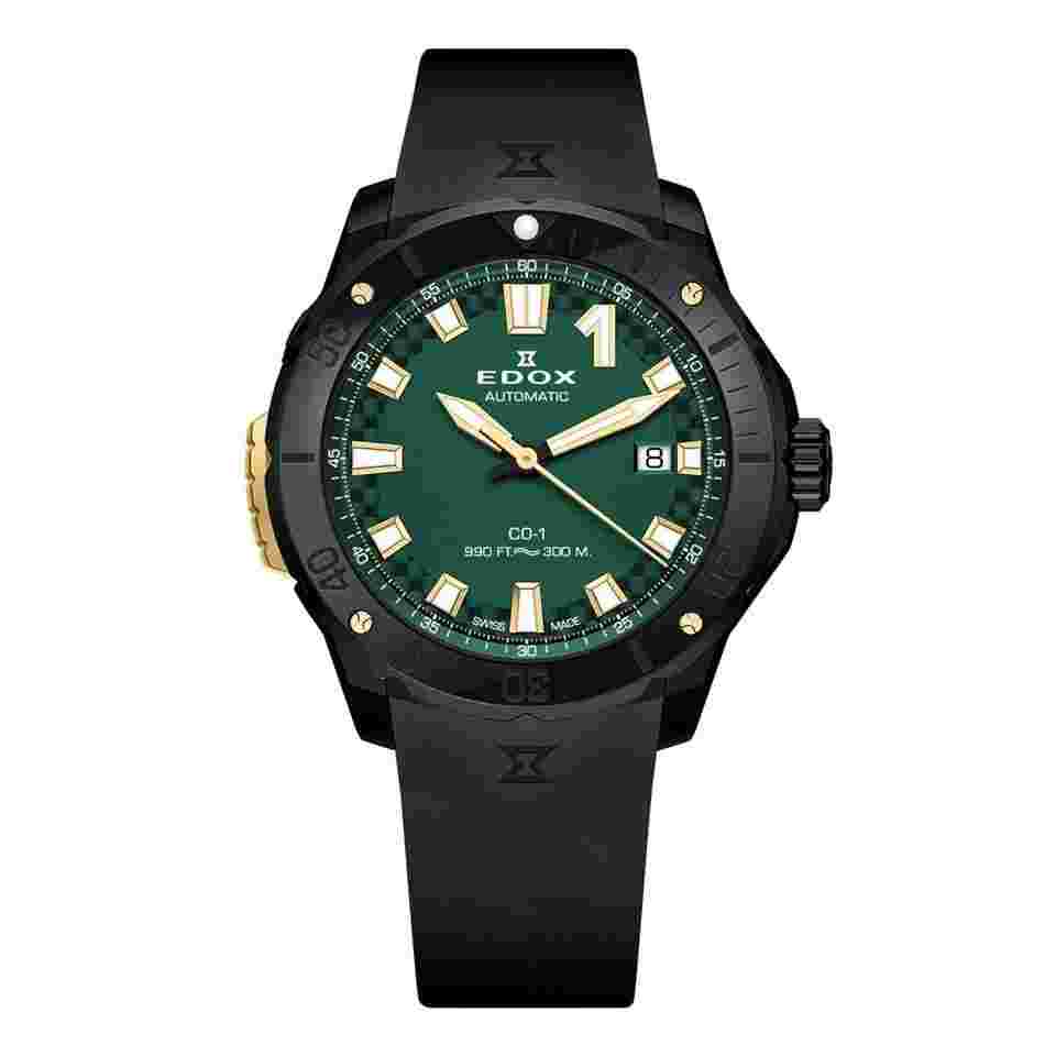 Edox BEZEL LOCK<br>DATE AUTOMATIC 80137-37ND-CAVD 80137-37ND-CAVD Japan Official New Full Set