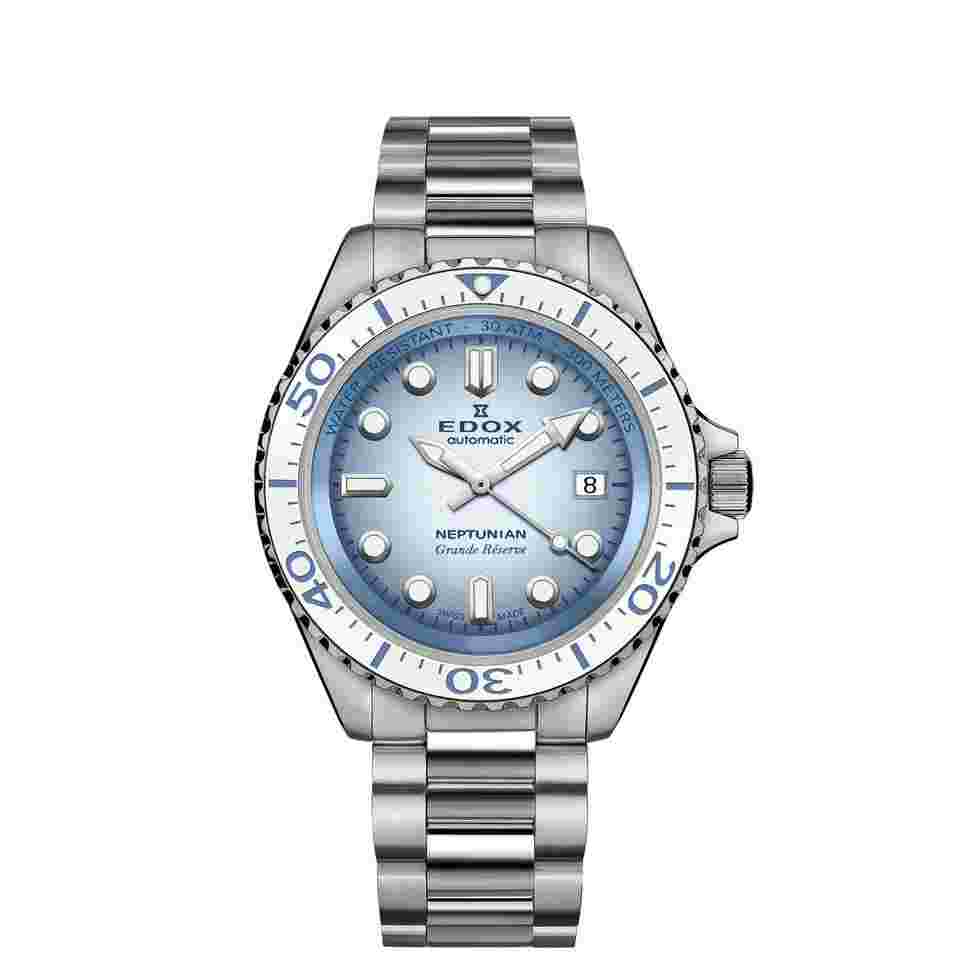 Edox GRANDE RESERVE<br>DATE AUTOMATIC 80801-3BBUM-BUCDN 80801-3BBUM-BUCDN Japan Official New Full Set