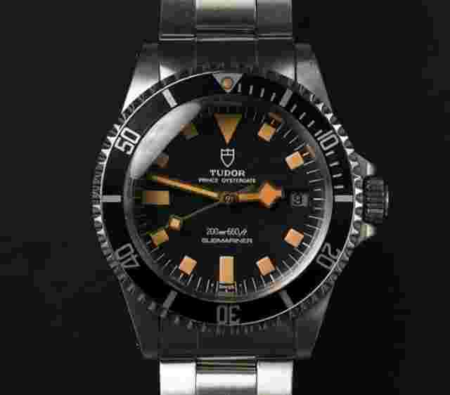 Tudor Submariner Snowflake Unpolished Pumpkin Lume