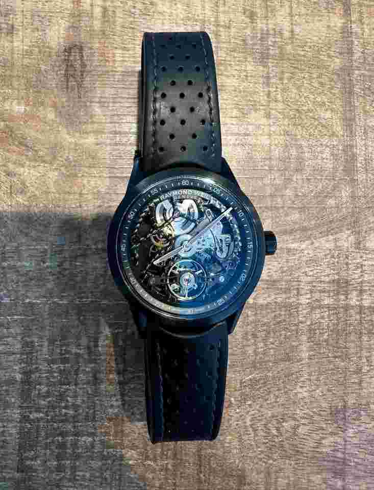 Raymond Weil Freelancer Skeleton - Black