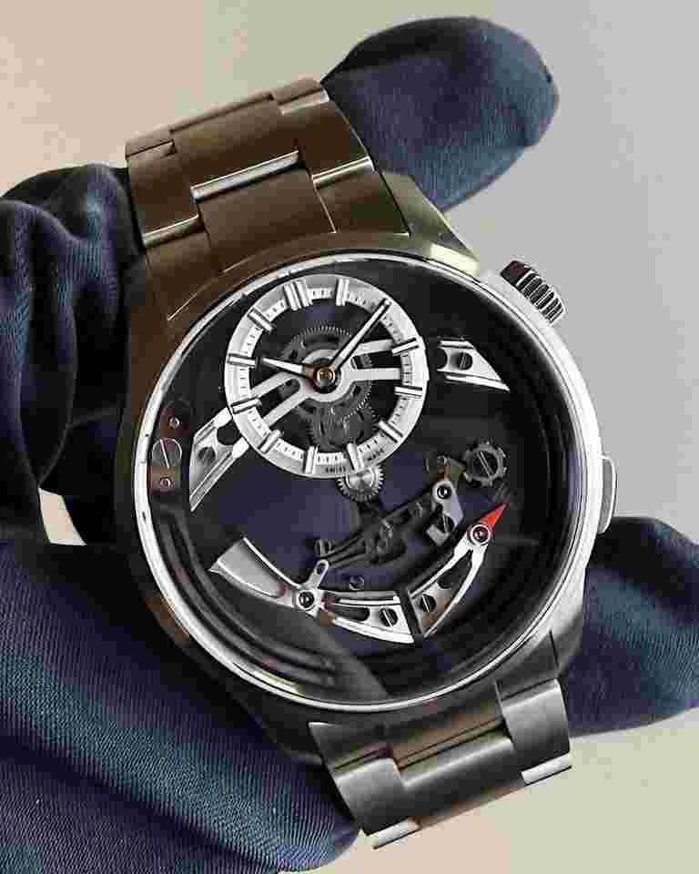 Christopher Ward 2024 Full Set Warranty till 2029 Christopher Ward Bel Canto Nero Black 41mm Titanium Jumping Hour