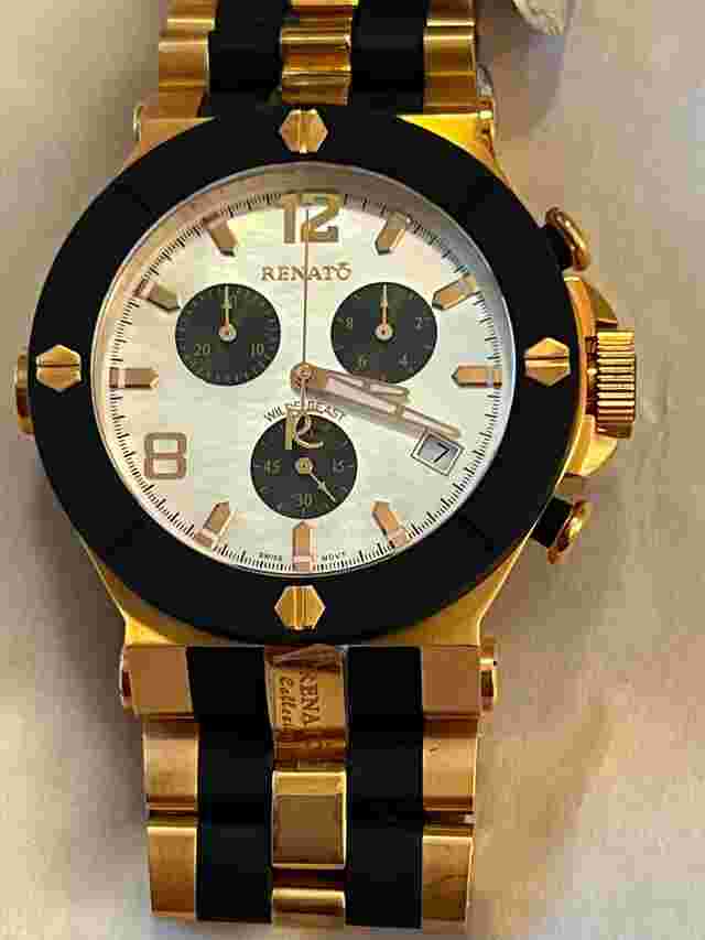 Renato Wilde-Beast Rubber Integration Brand New Watch 