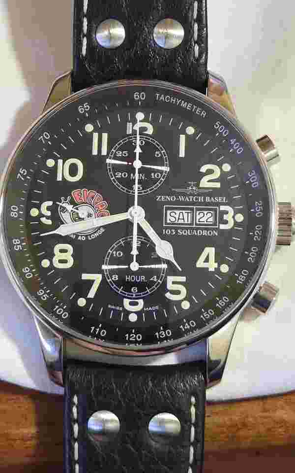 Zeno-Watch Basel 103 SQUADRON Força Aérea Portuguesa Esquadrão 113 Caracóis relógio 061/11