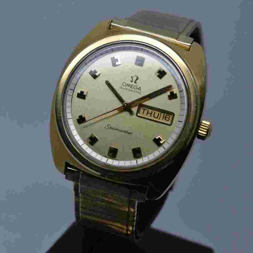 Omega Seamaster Day Date 1972 Jumbo Vintage Sparkle Dial cal.752