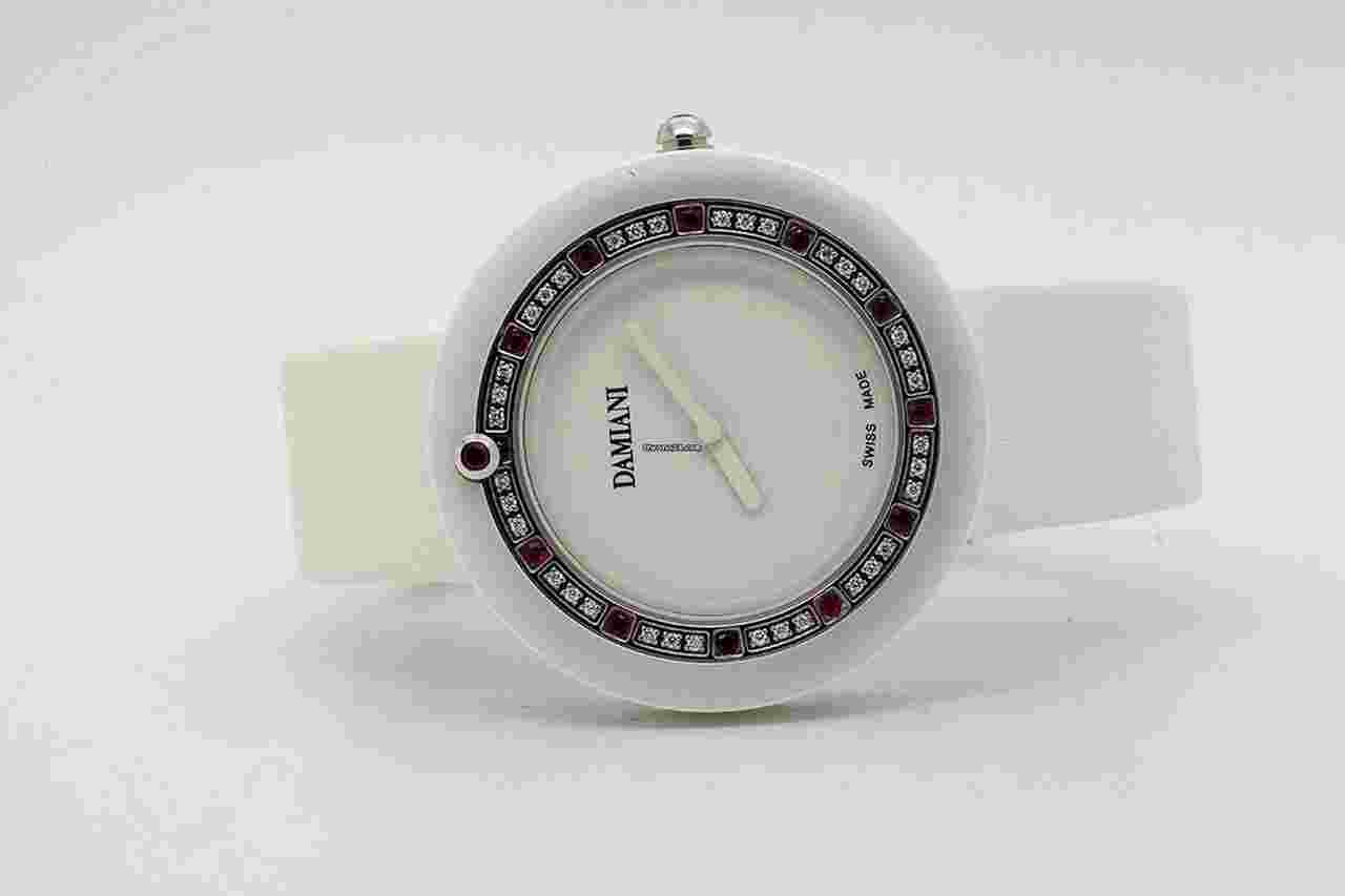 Damiani Belle Epoque Ceramic 37mm Quartz White 30014563