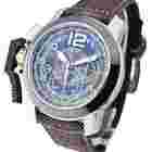 Graham Chronofighter Oversize
                           
                                 Target Brown 47mm in Steel on Fabric Strap with Black Dial