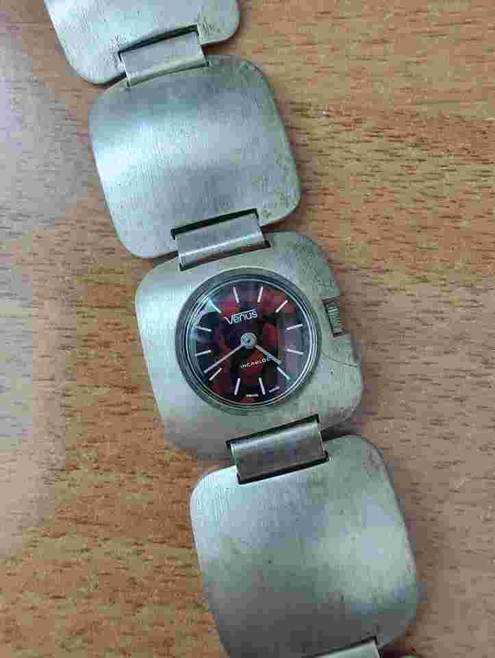Venus 261101 Swiss Ladies Silver 800 NOS Unworn Tag