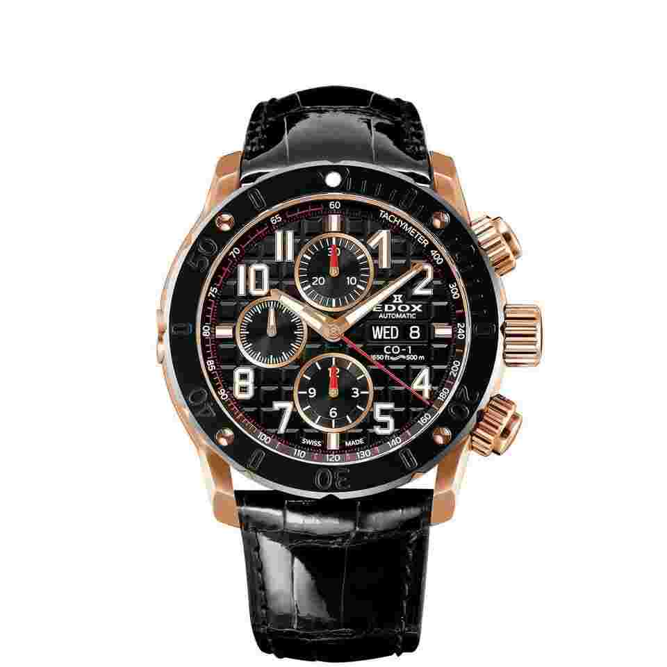 Edox CHRONOGRAPH AUTOMATIC 01122-37R-NBR8 01122-37R-NBR8 Japan Official New Full Set