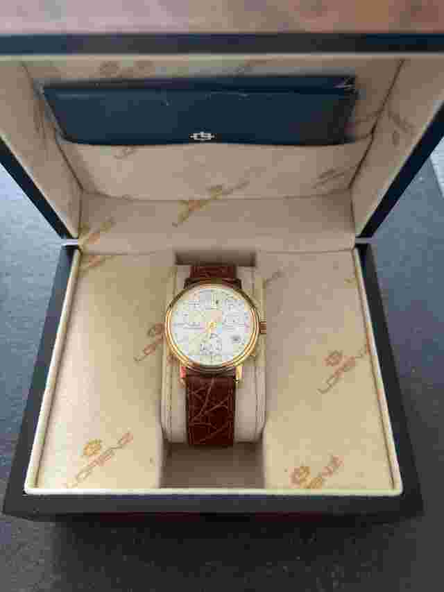 Lorenz Cronograph Gold 18k Con scatola e documenti originali