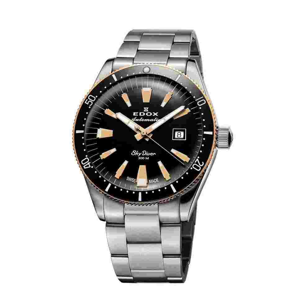 Edox DATE AUTOMATIC<br>LIMITED EDITION 80126-357RNM-NIRB 80126-357RNM-NIRB Japan Official New Full Set