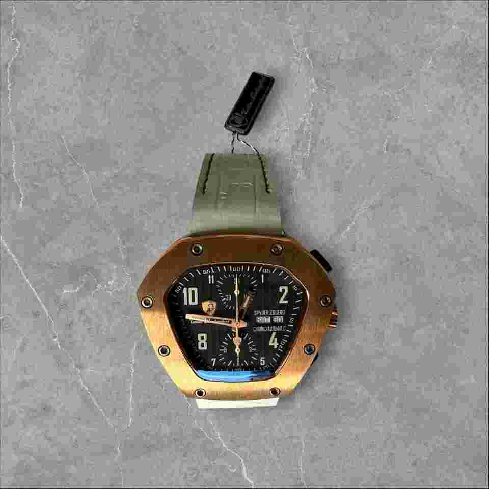 Tonino Lamborghini Spyder Spyderleggero Chronograph Watch TLF-T07-5 Full Set New Unworn