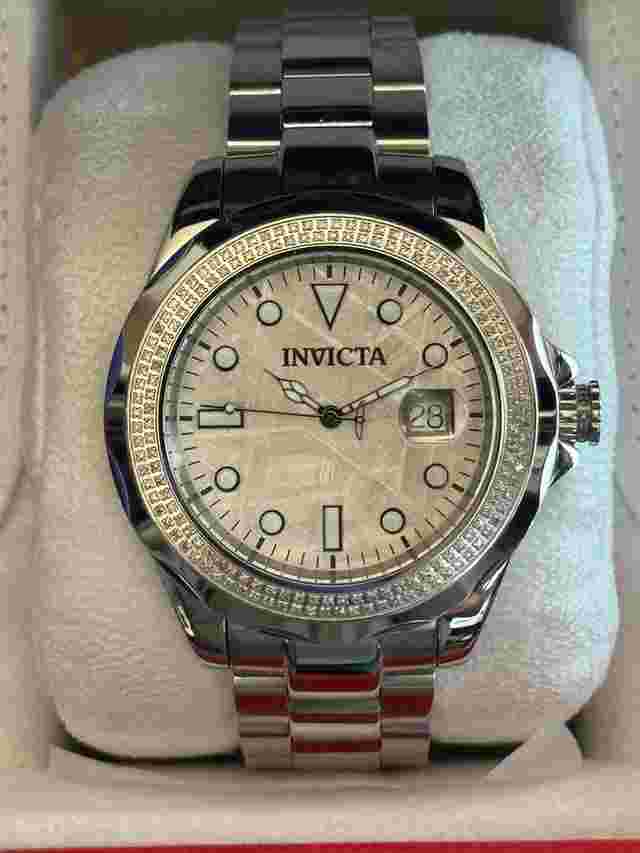 Invicta Pro Diver #22832 21/500 404 Natural Diamonds 1.67ct Meteorite Dial
