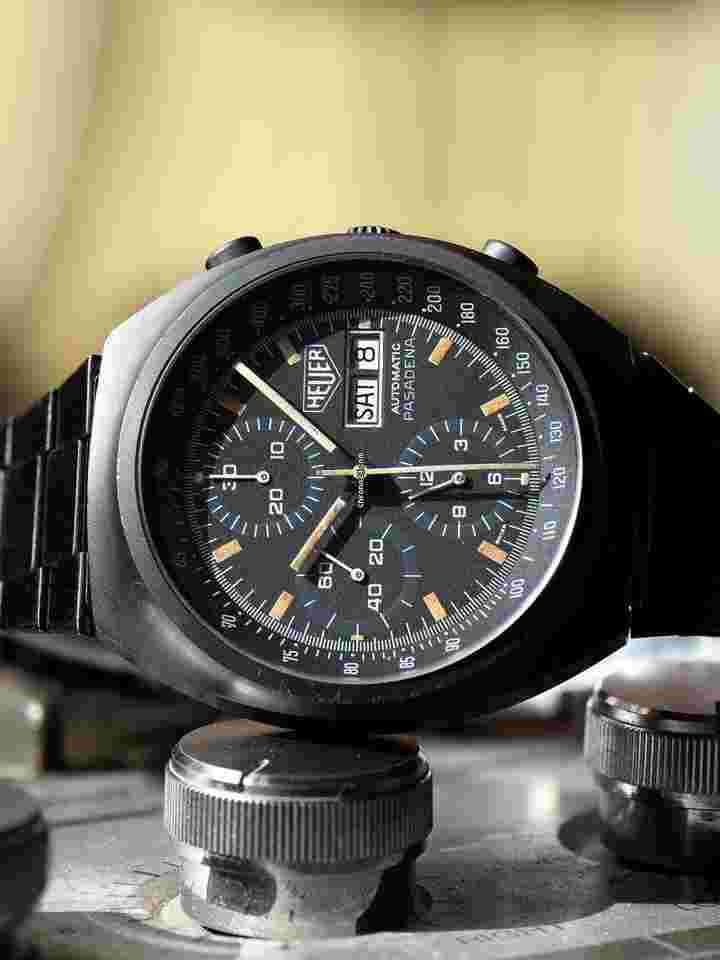 Heuer
                           
                                 1980s Heuer Pasadena Chronograph (Ref. 750.501) 'Factory PVD'