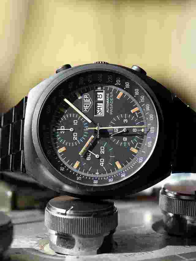 Heuer
                           
                                 1980s Heuer Pasadena Chronograph (Ref. 750.501) 'Factory PVD'