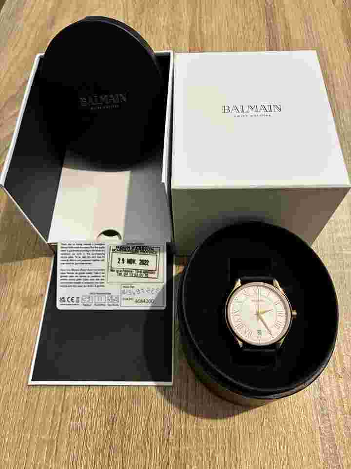 Balmain B13493222 Montre Balmain Swiss made - boîte et garantie
