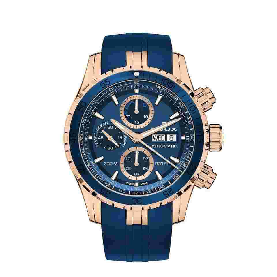Edox CHRONOGRAPH AUTOMATIC 01123-37RBU5-BUIR5 01123-37RBU5-BUIR5 Japan Official New Full Set