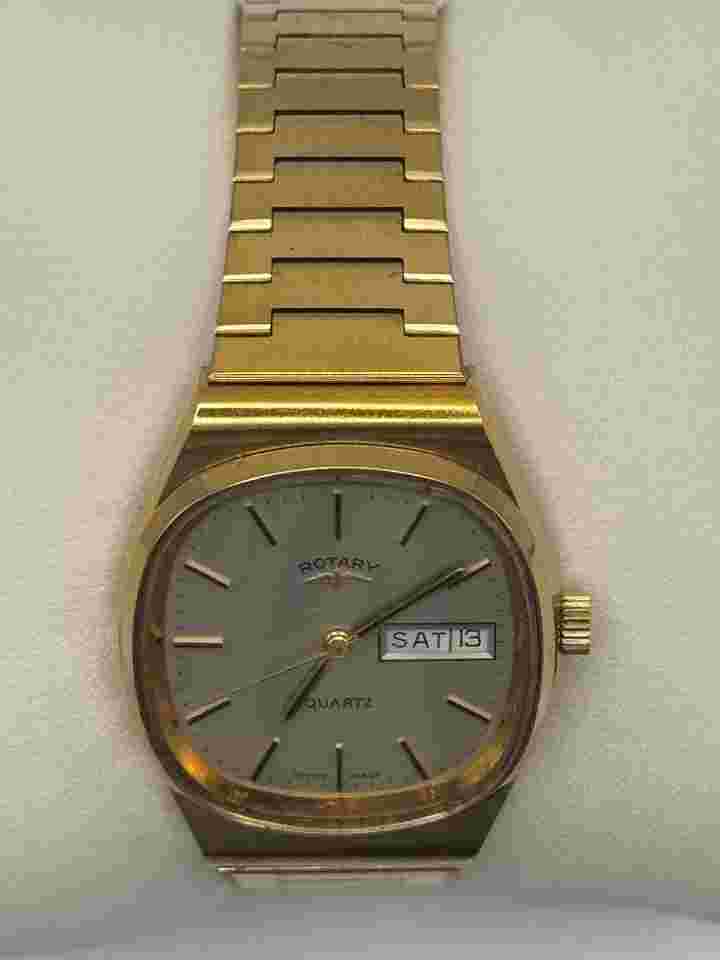 Rotary Vintage Cushion Quartz Watch Vintage Rotary Watch