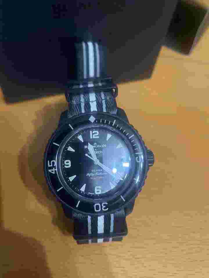 Swatch Scuba Fifty Fathoms Ocean Of Storms Scuba Blancpain Full Set