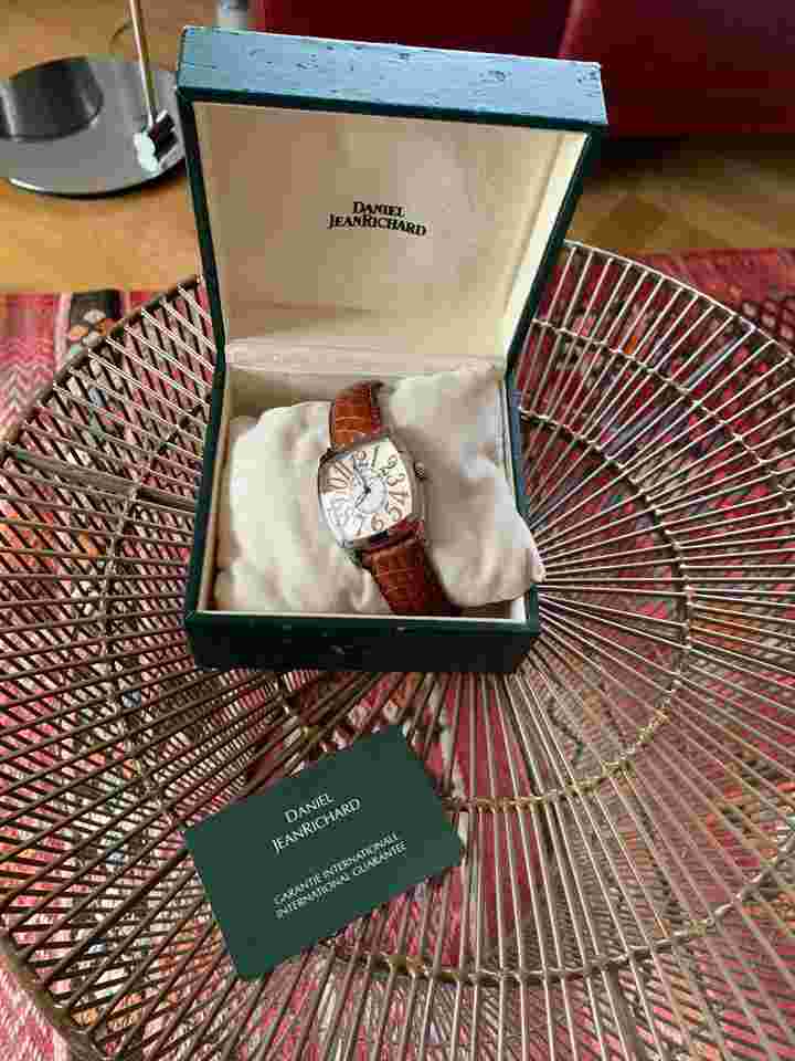 JeanRichard TV Screen Grand Tv Screen Champagner Dail near mint