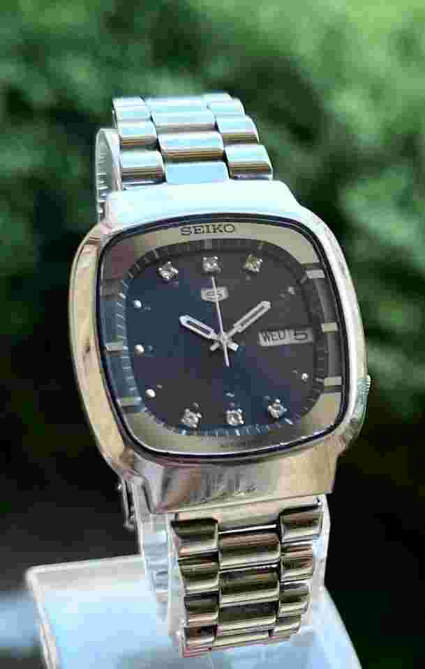 Seiko 5 TV BLUE DIAL MEN'S 1970’s 
