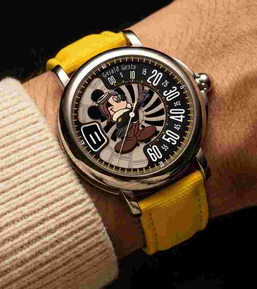 Gérald Genta Fantasy Retro Mickey Full Set Super Rare “Mickey Mouse Aviator”