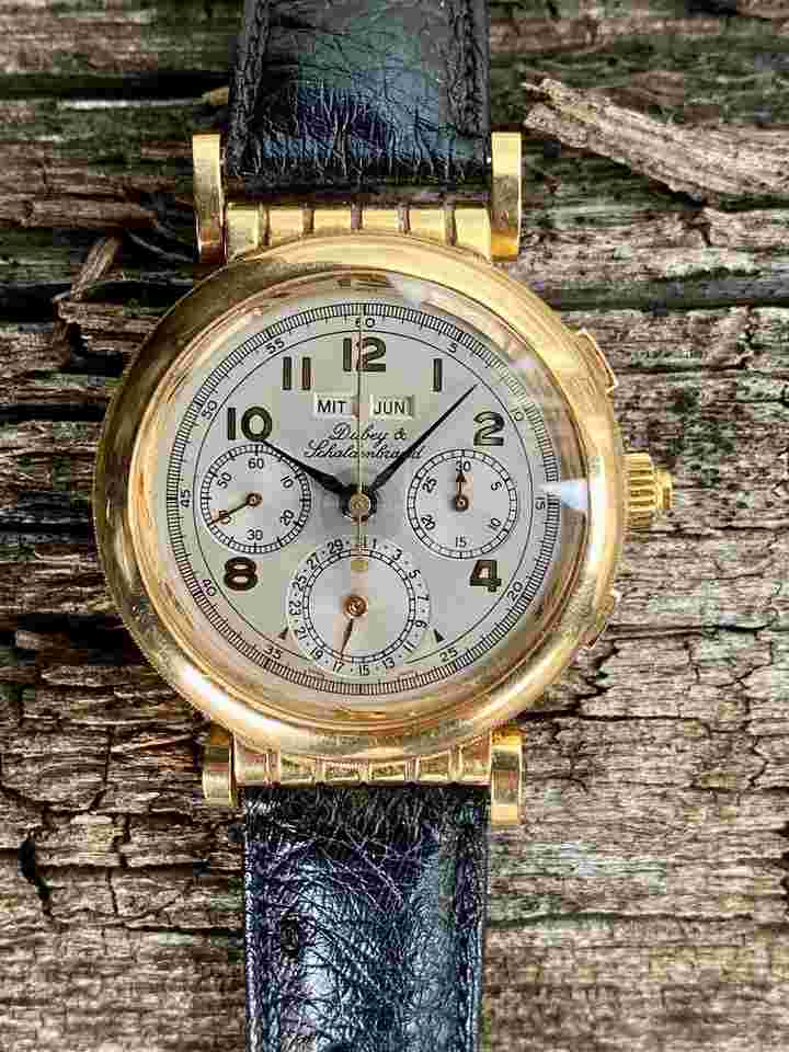 Dubey & Schaldenbrand Rattrapante Chronograph Gehäuse & Schliesse in 18K. Gold