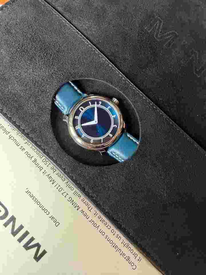 Ming 17.01 First Edition Blue Dial