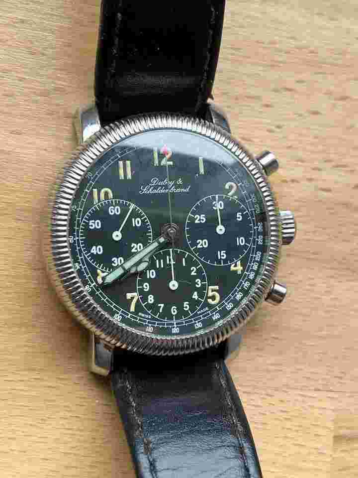 Dubey & Schaldenbrand Pilot Chronograph Sehr schöner chronograph Vintage