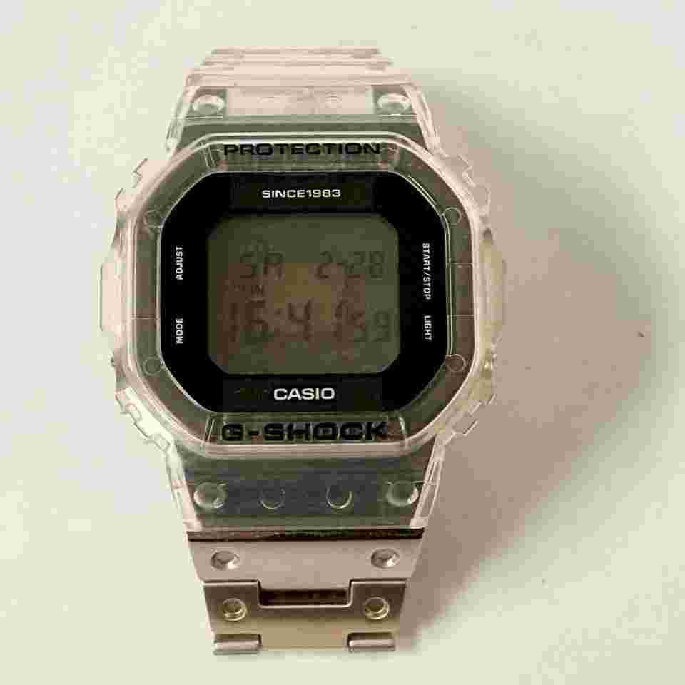 Casio G-Shock 40th Anniversary Clear Remix Men's Watch Casio G-Shock limited edition DWE-5640RX