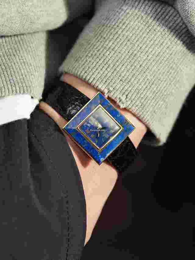 Gucci
                           
                                 80's / 18YG × Lapis