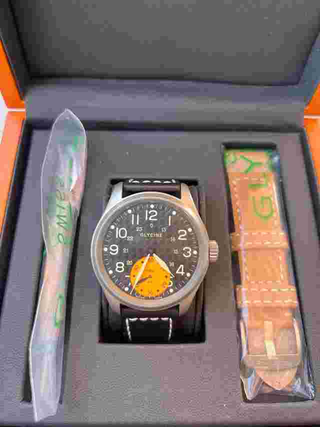 Glycine KMU48 Kriegs Marine Uhren (KMU) 48 Limites O’6 Limited Edition Orange 250
